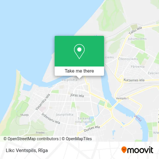Llkc Ventspils map