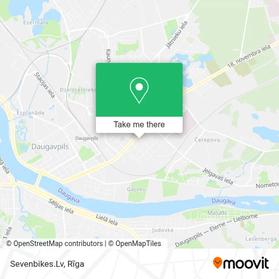 Sevenbikes.Lv map