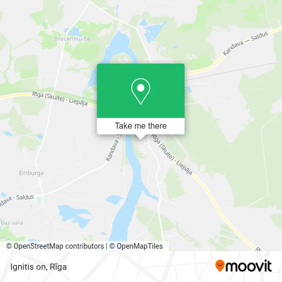 Ignitis on map