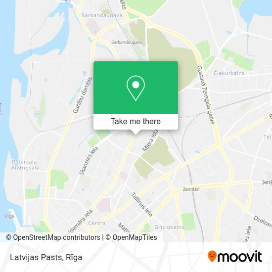 Latvijas Pasts map