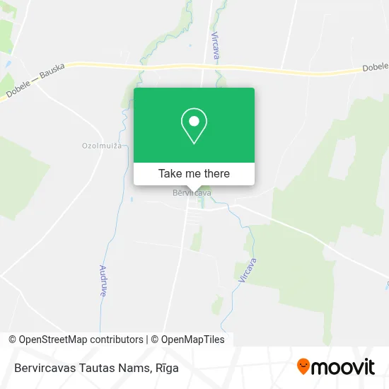 Bervircavas Tautas Nams map
