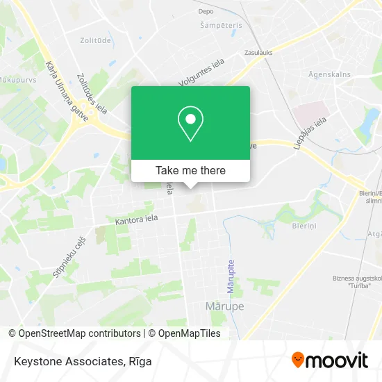 Keystone Associates map