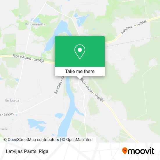 Latvijas Pasts map