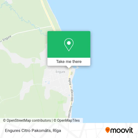 Engures Citro Pakomāts map