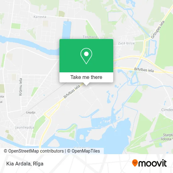 Kia Ardala map