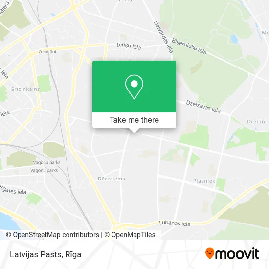 Latvijas Pasts map