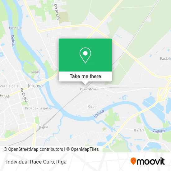 Individual Race Cars map