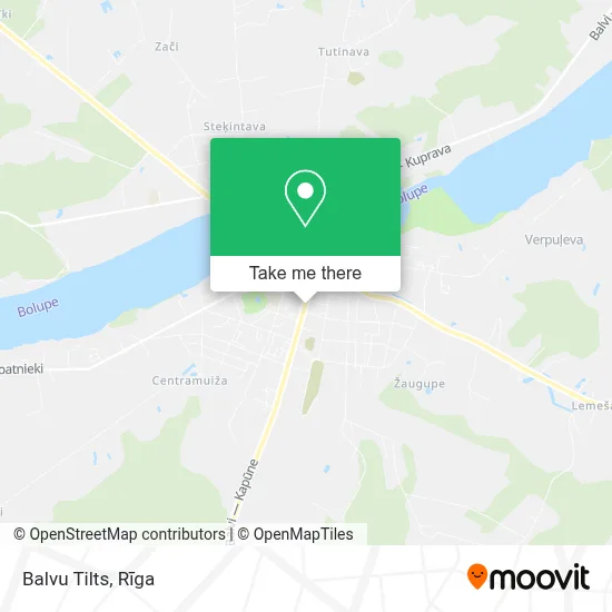 Balvu Tilts map