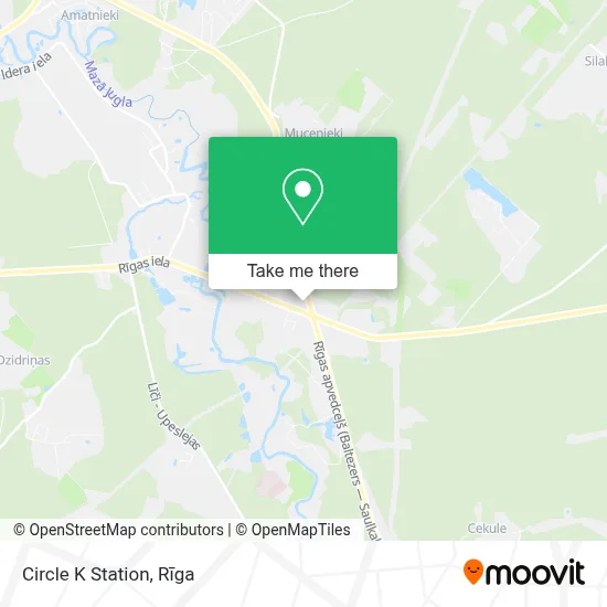 Circle K Station map