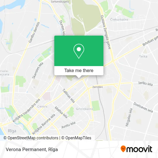Verona Permanent map