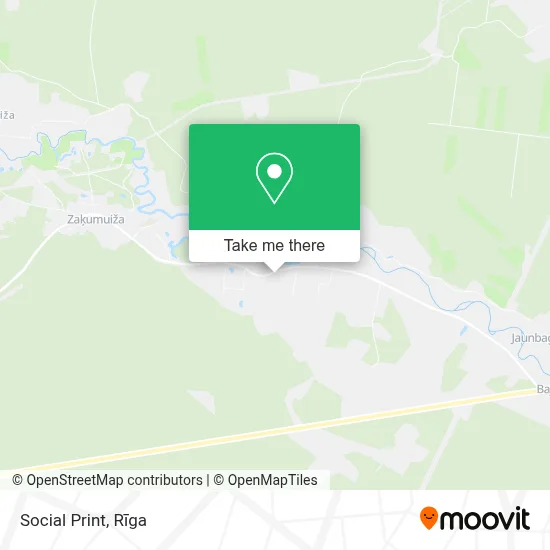 Social Print map