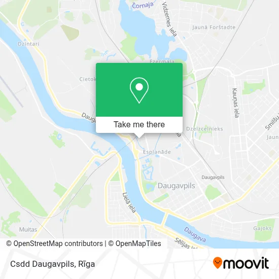 Csdd Daugavpils map