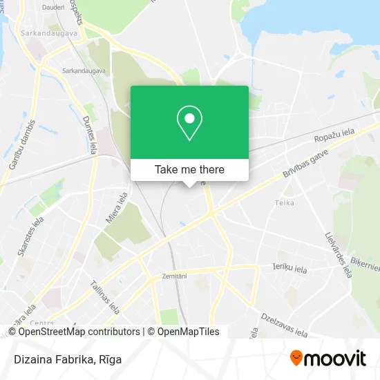 Dizaina Fabrika map