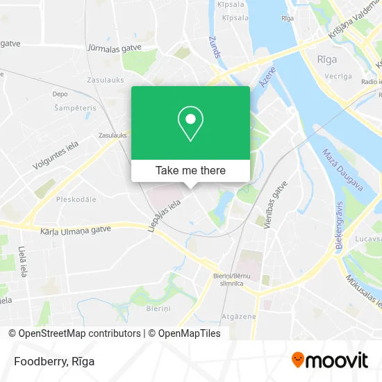 Foodberry map