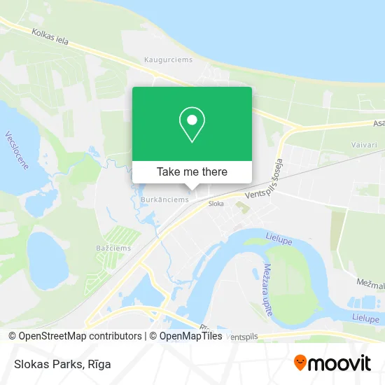 Slokas Parks map