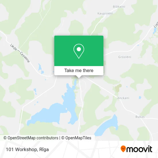101 Workshop map