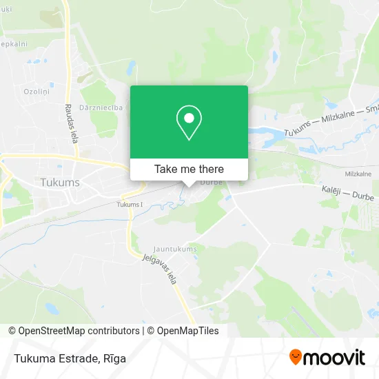 Tukuma Estrade map