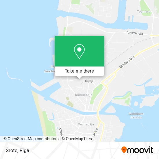 Šrote map