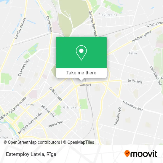 Estemploy Latvia map