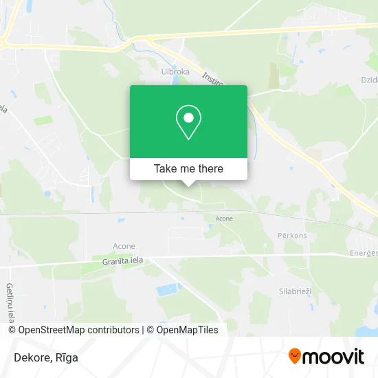 Dekore map