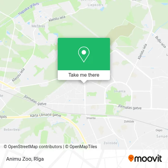 Animu Zoo map