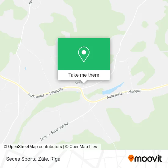 Seces Sporta Zāle map