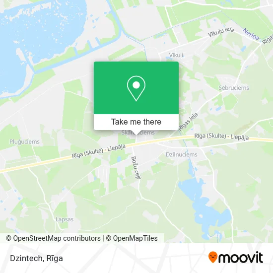 Dzintech map