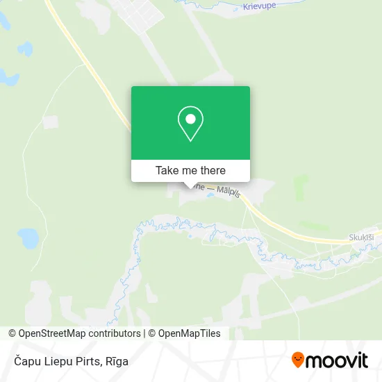 Čapu Liepu Pirts map