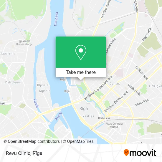 Revù Clinic map