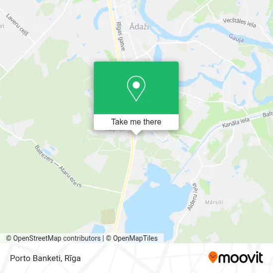 Porto Banketi map