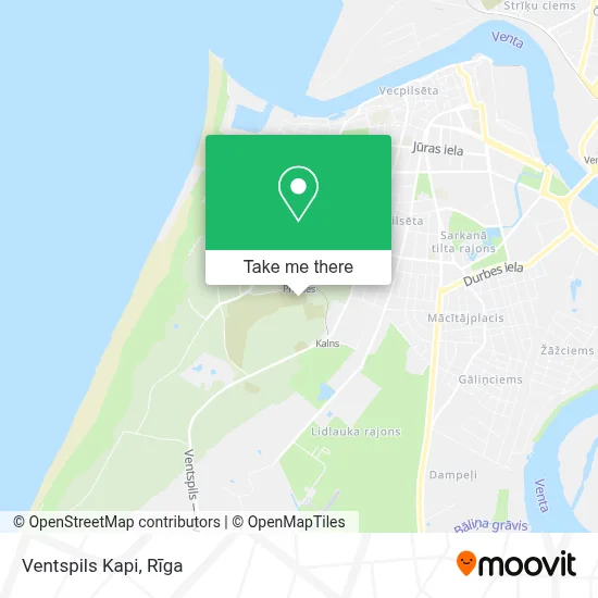 Ventspils Kapi map