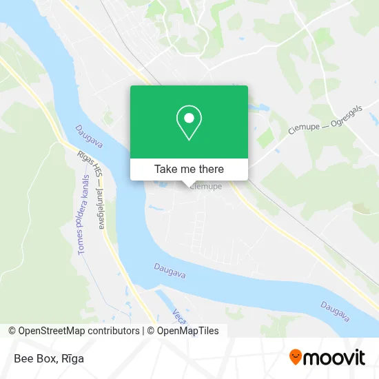 Bee Box map