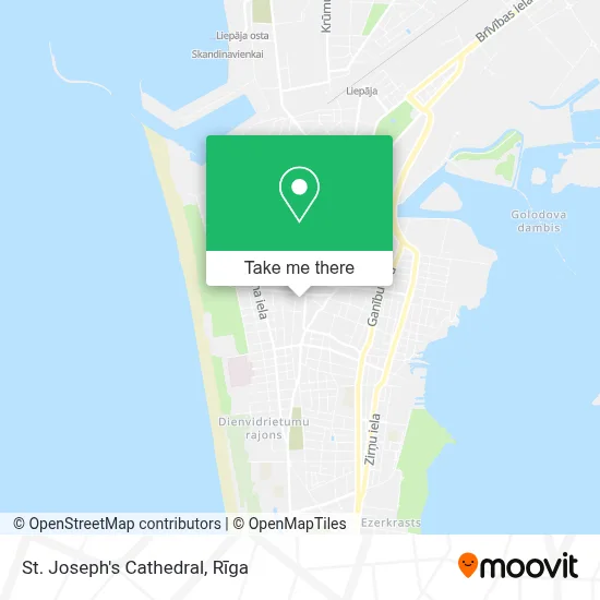 St. Joseph's Cathedral map
