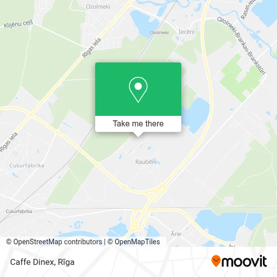 Caffe Dinex map