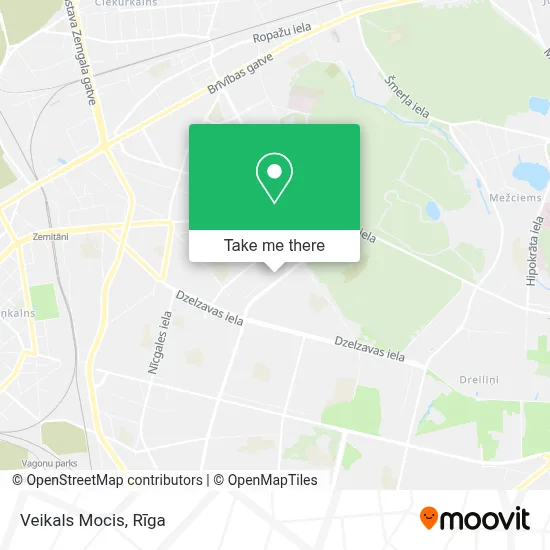 Veikals Mocis map