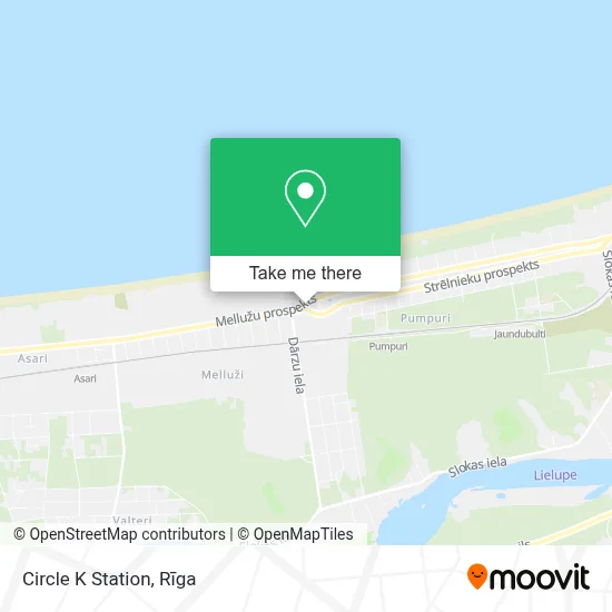 Circle K Station map