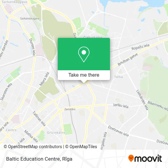 Baltic Education Centre map