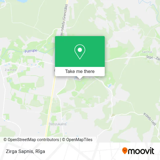 Zirga Sapnis map