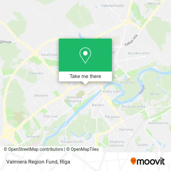 Valmiera Region Fund map