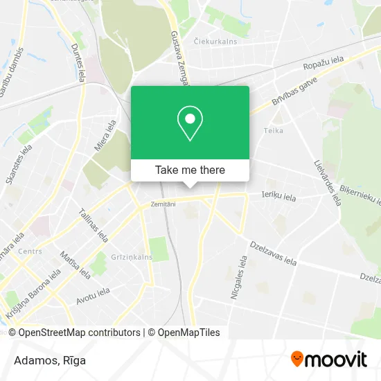 Adamos map