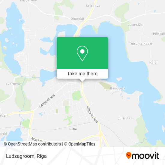 Ludzagroom map