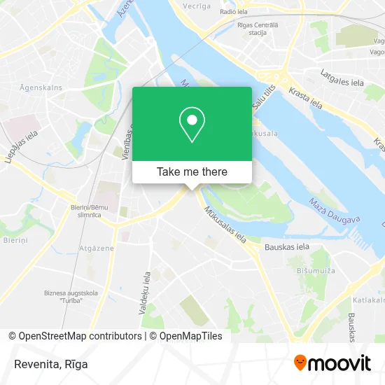 Revenita map