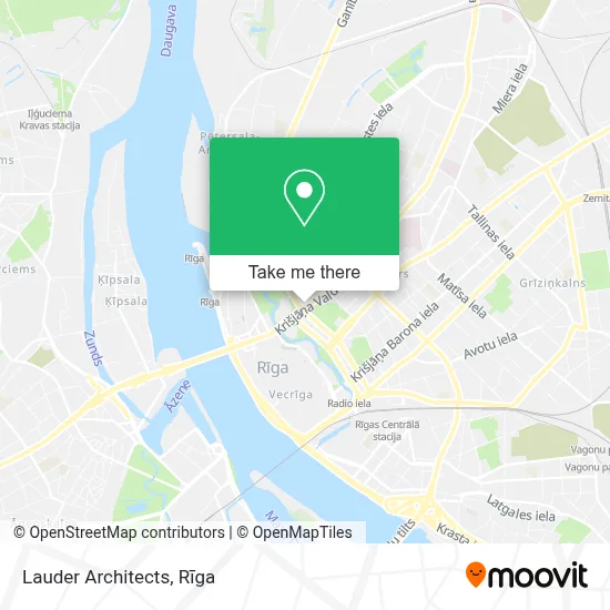 Lauder Architects map