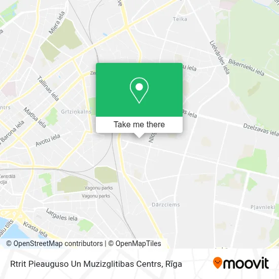 Rtrit Pieauguso Un Muzizglitibas Centrs map
