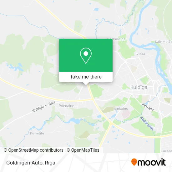 Goldingen Auto map
