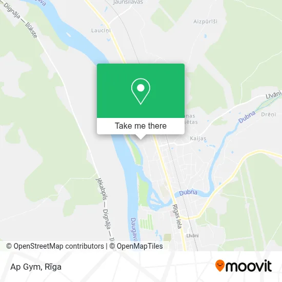 Ap Gym map
