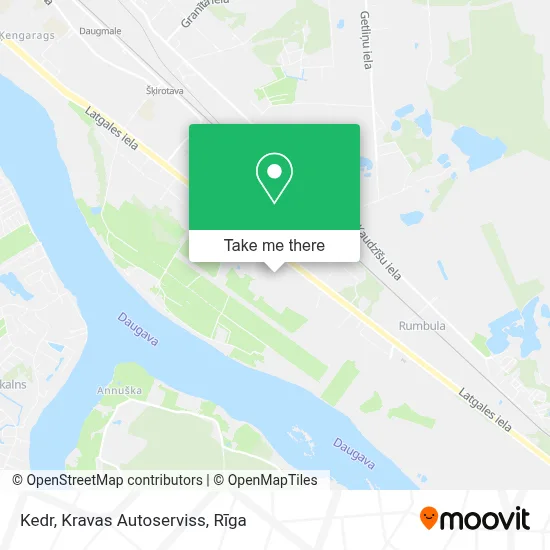 Kedr, Kravas Autoserviss map