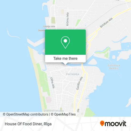 House Of Food Diner map