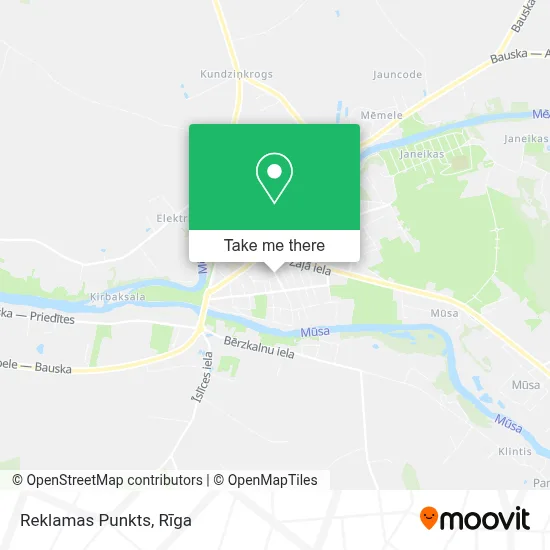 Reklamas Punkts map