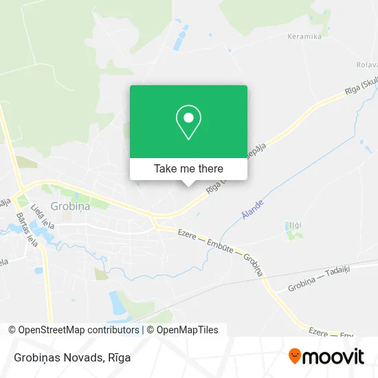 Grobiņas Novads map